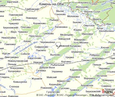 Карта: Тюменцевский