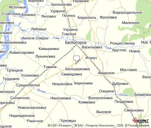 Карта: Белогорский