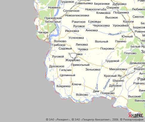 Карта: Тамбовский