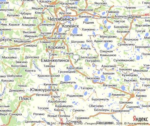 Карта: Еткульский