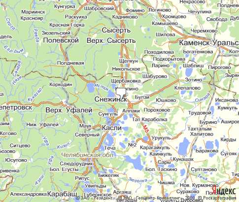 Карта: Каслинский