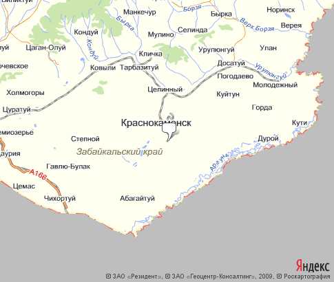 Карта: Краснокаменский