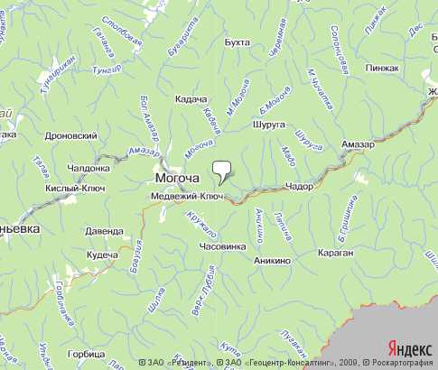 Карта: Могочинский