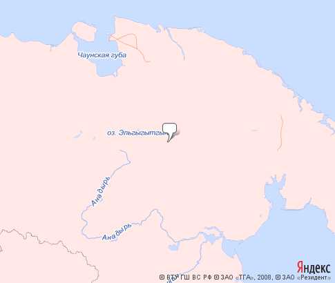 Карта: Чукотский