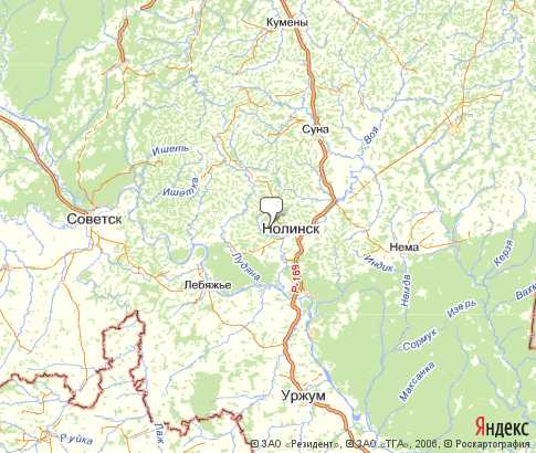 Карта: Нолинский