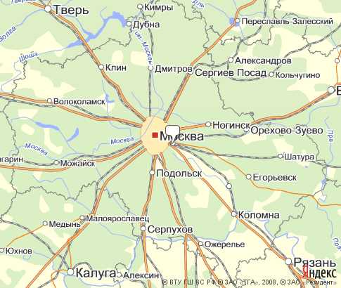 Карта: Московская