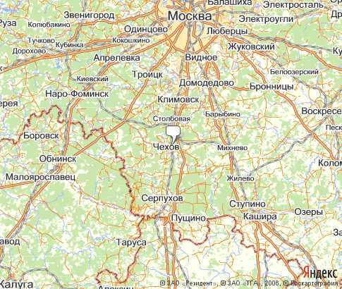 Карта: Чеховский