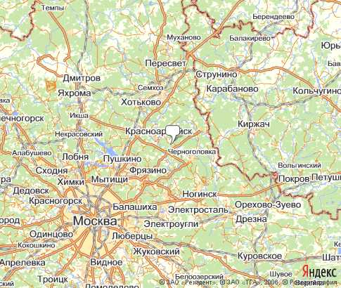 Карта: Щелковский
