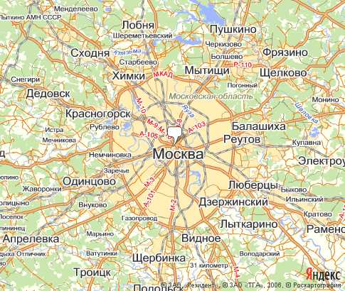 Карта: Москва