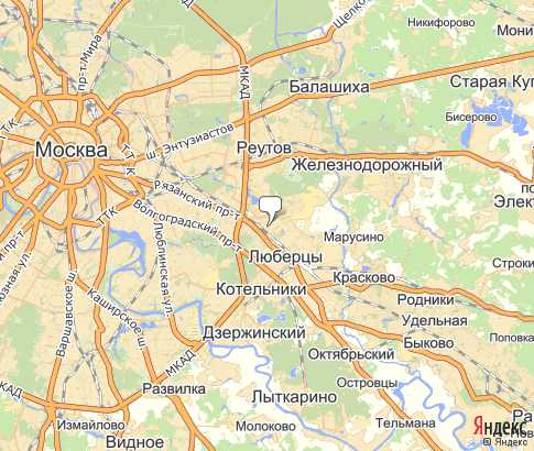 Карта: Ухтомский