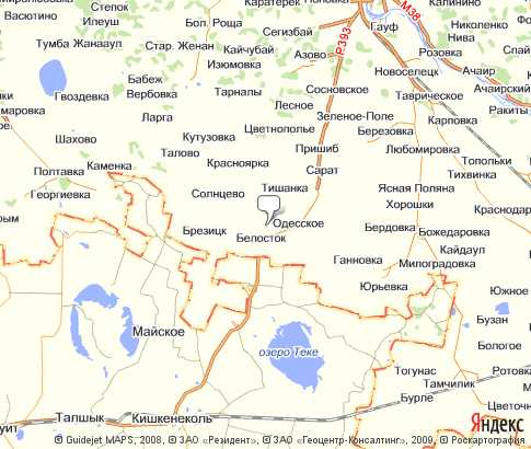 Карта: Одесский