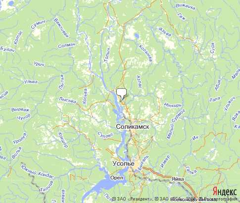 Карта: Соликамский