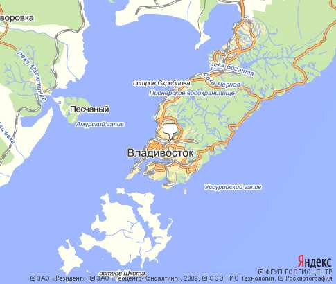 Карта: Владивосток