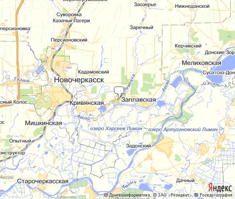 Карта: Донской