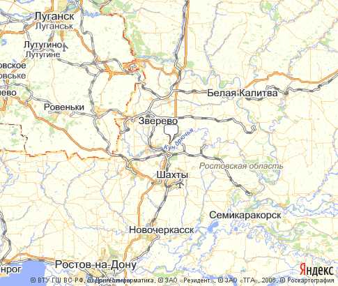 Карта: Красносулинский