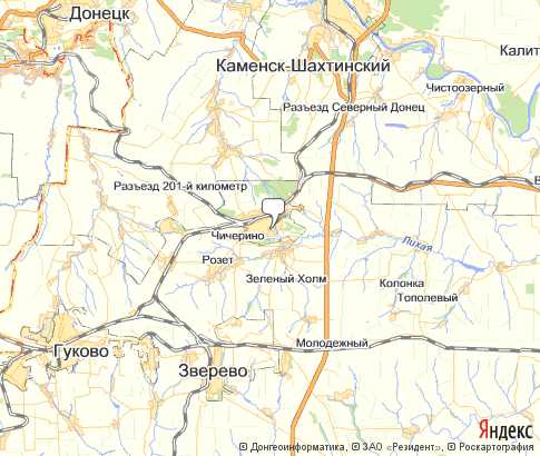 Карта: Лиховской