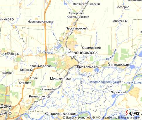 Карта: Новочеркасск