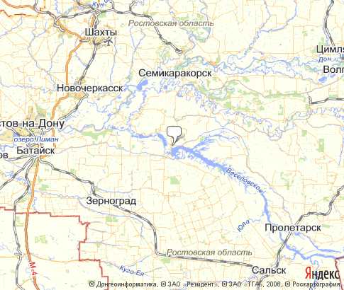 Карта: Веселовский