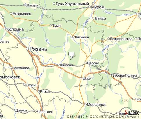 Карта: Рязанская