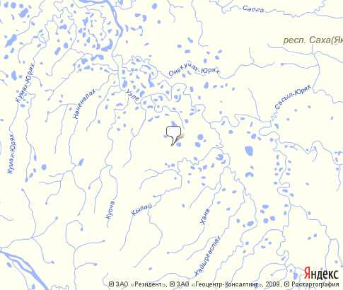 Карта: Анабарский Национальный