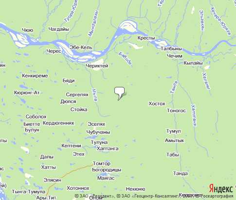 Карта: Усть-Алданский