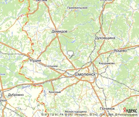 Карта: Смоленский