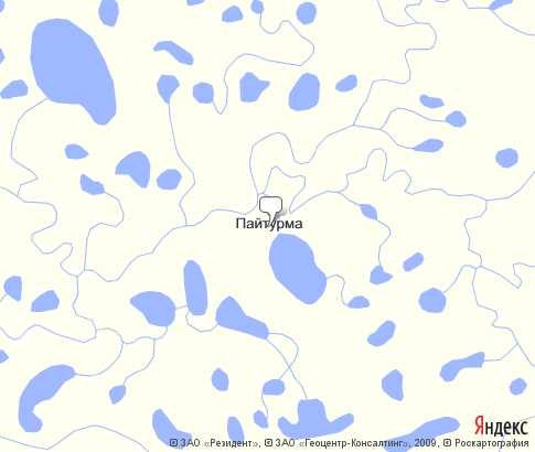 Карта: Фактория Пайтурма