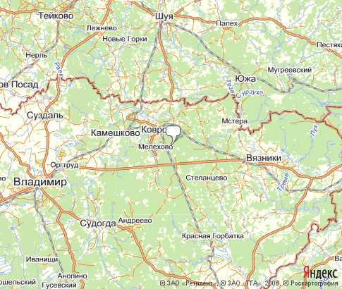 Карта: Ковровский