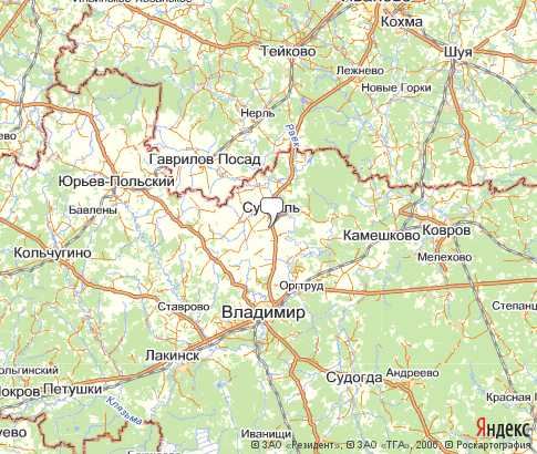 Карта: Суздальский