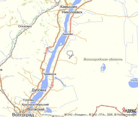 Карта: Быковский